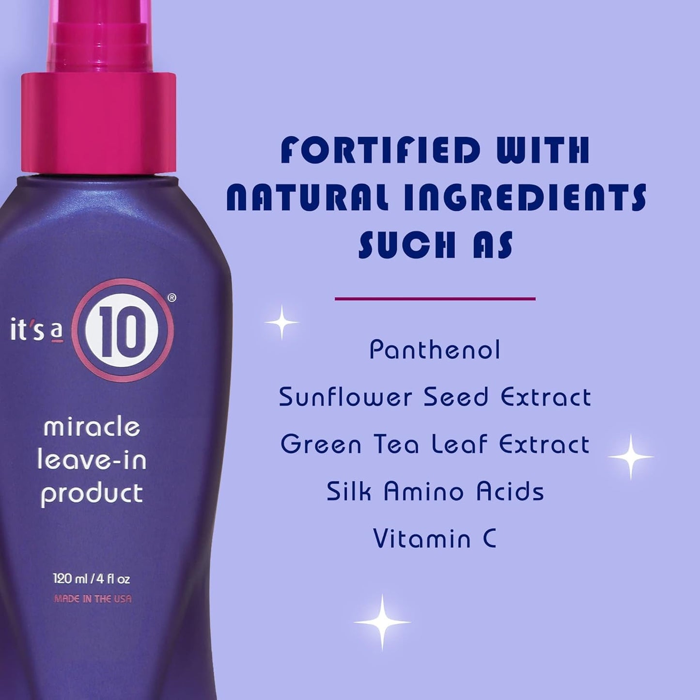 It's A 10 Miracle Leave-In Treatment - Nourishing Hair Care for All Hair Types | 4 Oz