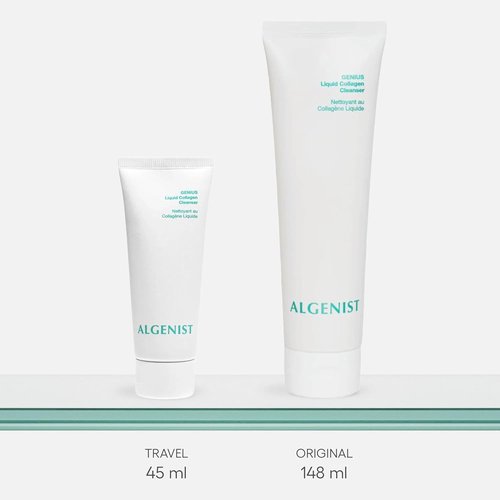 Algenist GENIUS Liquid Collagen Cleanser - Gel-to-Cream Makeup Remover for Soft, Nourished Skin | 150ml