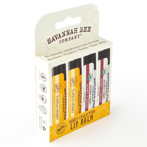 Savannah Bee Collection Lip Balm - Nourishing Formula for All-Day Comfort & Hydration