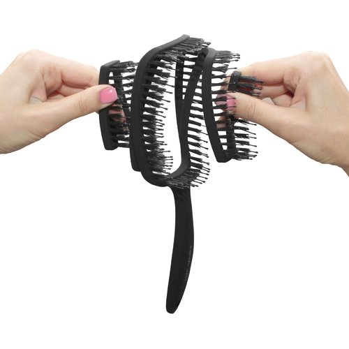 Kinetic Detangling Hair Brush - Boar & Nylon Bristles for Scalp Massage | Professional Vented Design for Shiny, Smooth Long Hair