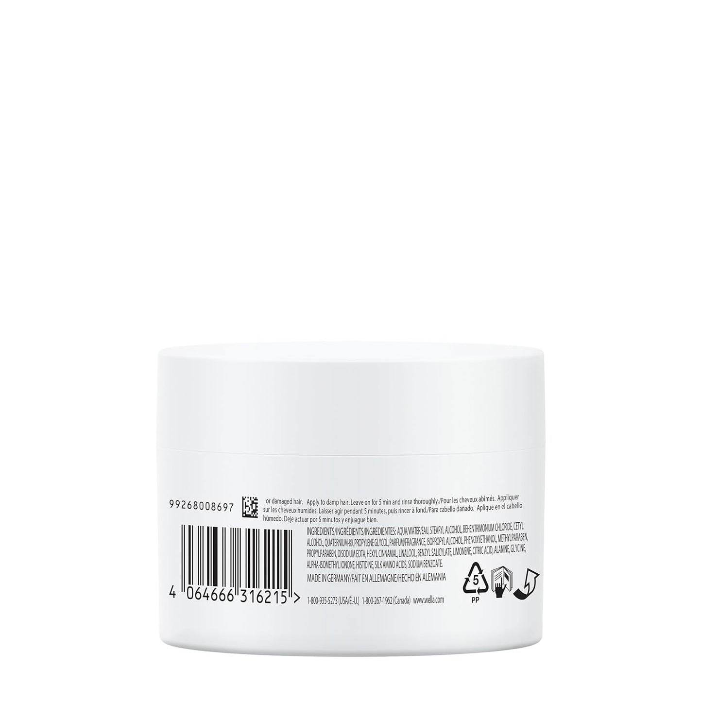 WELLA PROFESSIONALS Fusion Intense Repair Hair Mask - Deep Treatment for Damaged Hair & Breakage