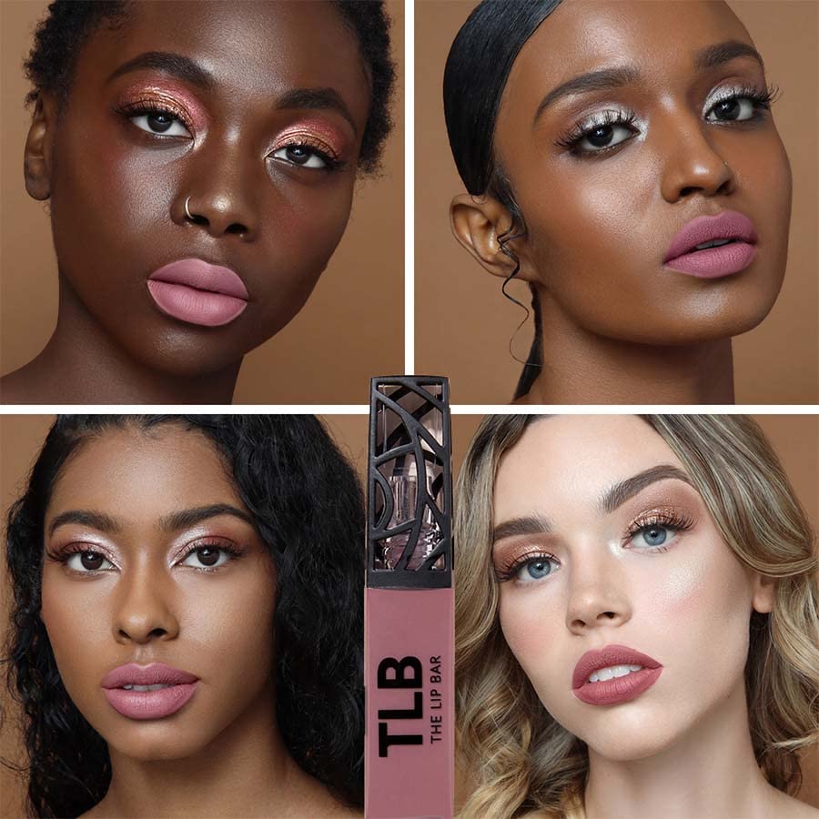 The Lip Bar - Nonstop Liquid Matte Lipstick, Curlfriend (Mauve Pink) - High Pigment - One Swipe - Long Lasting - Jojoba Oil & Vitamin E - Vegan & Cruelty Free - Makeup & Cosmetics - .24 fl oz