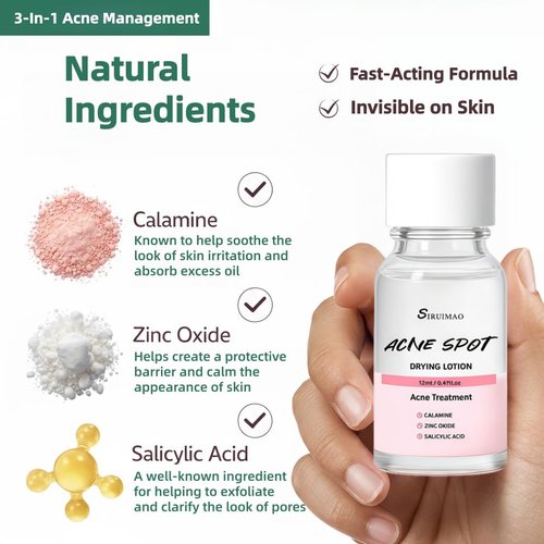**Skiennix Premium Drying Lotion - Overnight Solution for Pimples & Blemishes, 12ml**