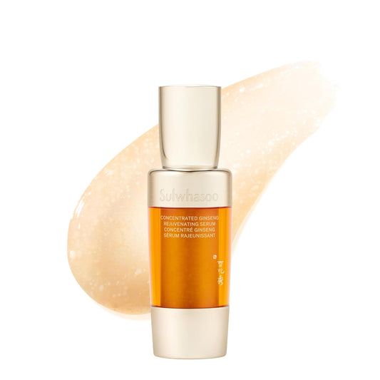 Sulwhasoo Concentrated Ginseng Rejuvenating Serum - Anti-Aging Ginseng & Peptide Formula with Niacinamide, Retinol, Vitamin B5 & Hyaluronic Acid for Wrinkle Reduction & Hydration