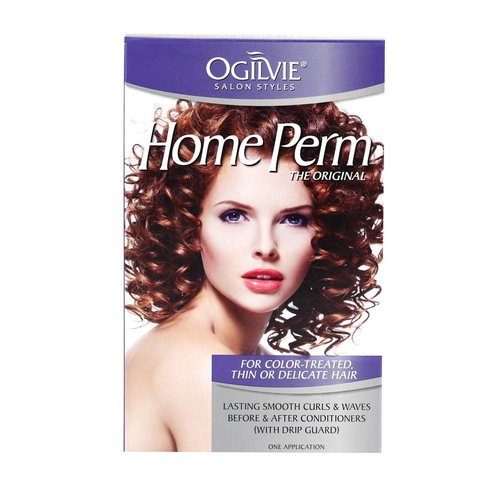 Ogilvie Salon Styles Home Perm - Original Formula for Color Treated & Delicate Hair - 1 Application