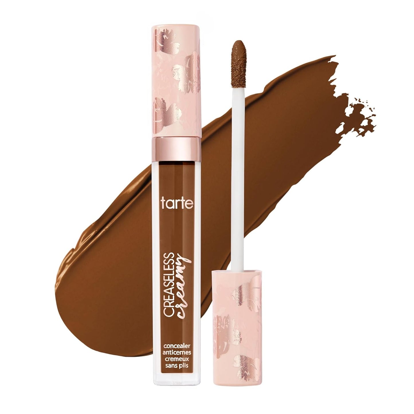 Tarte Creaseless Creamy Full-Coverage Concealer - Waterproof Longwear with Vitamin E & Niacinamide for Dark Circles & Blemishes | Vegan & Cruelty-Free