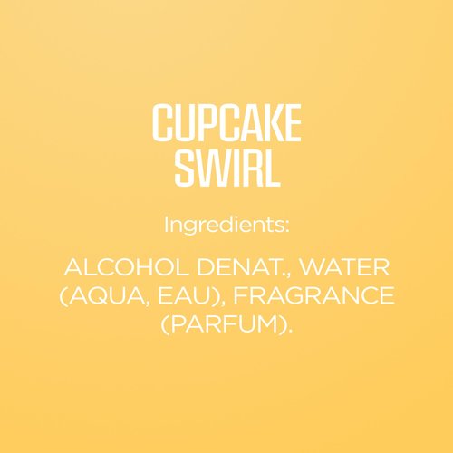 Body Fantasies Signature Fragrance Body Spray, Cupcake Swirl, 8 fl oz