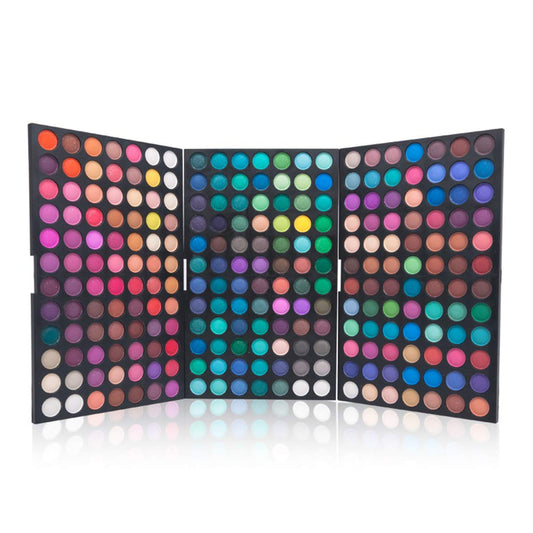 Pure Vie Professional 252 Colors Highlight Eyeshadow Palette Makeup Contouring Kit - Highly Pigmented Nudes Warm Natural Matte Shimmer Cosmetic Eye Shadows Pallet Powder Palette