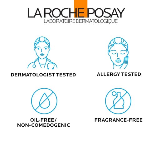 La Roche-Posay Anthelios Sunscreen SPF 40 - Ultra-Light Fluid, Oil-Free, Fast-Absorbing, Matte Finish