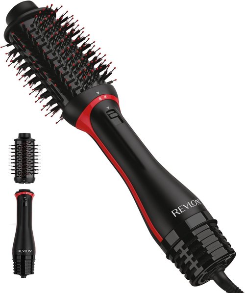 REVLON One Step Volumizer Plus Hair Dryer & Styler - Effortless Volume & Styling Control | Travel-Friendly Black