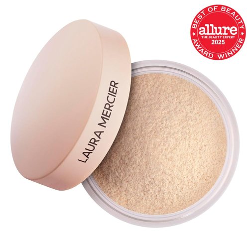 Laura Mercier Translucent Loose Setting Powder - Talc-Free, Ultra-Blur, Hydrating Wear, Mint Green Color Corrects Redness