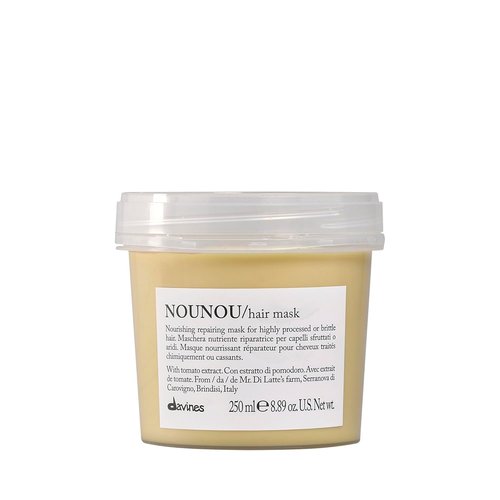 Davines Nounou Hair Mask - Nourishing Treatment for Dry Hair | 8.87 Fl Oz