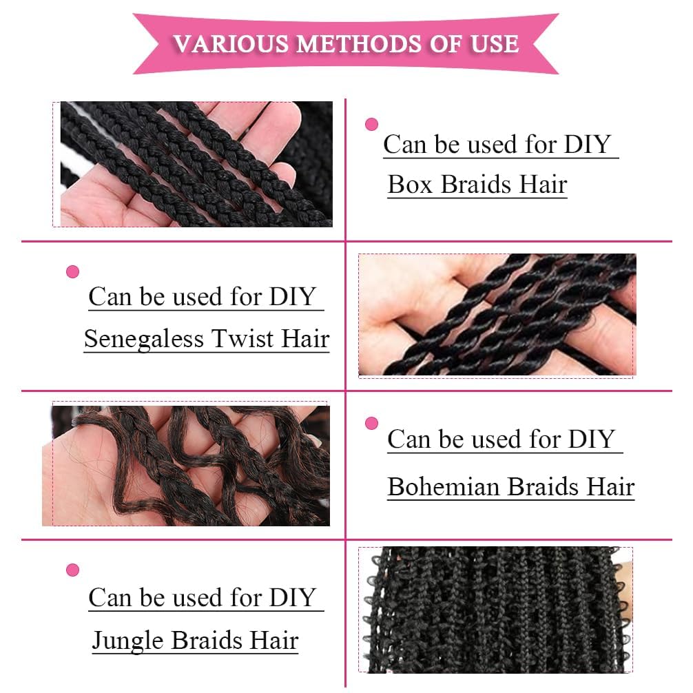 Braiding Hair Pre Stretched 26 Inch 8 Packs Honey Blonde Braiding Hair 27# Long Prestretched Braiding Hair Professional Synthetic Hair Yaki Texture Itch Free Hot Water Setting