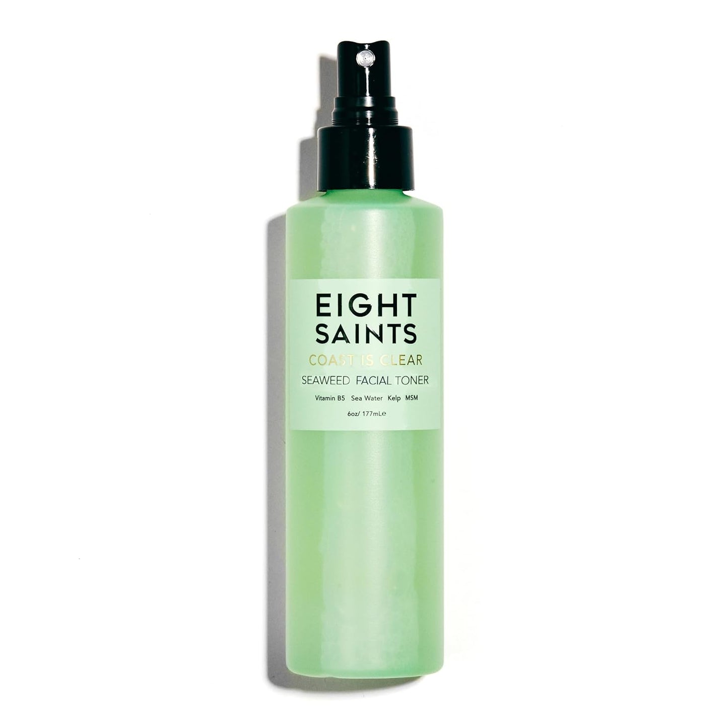 Eight Saints Coast Is Clear Seaweed Anti-Aging Face Toner - Natural, Alcohol-Free, Minimizes Pores | 6 Ounces
