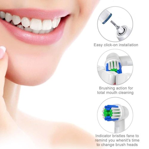 Oral-B Replacement Toothbrush Heads - 20 Professional Electric Brush Heads for Pro Series