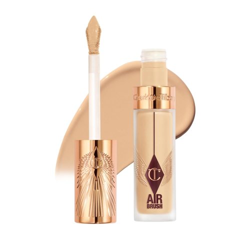 Charlotte Tilbury AIRbrush Flawless Blur Concealer - Longwear Hydrating Formula for Dark Circles & Blemishes - Full Coverage, Crease-Proof Finish