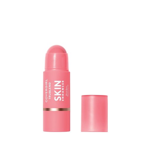 COVERGIRL Trublend Blush Balm Stick - Vegan, Non-Greasy Formula, Effortless Application | 200 Pink Sprinkle (Bright, Warm Pink)