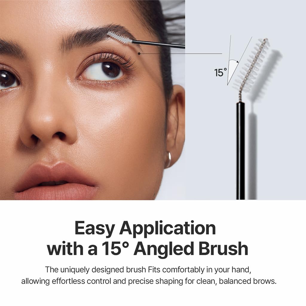Espoir Eyebrow Gel - Clear Laminating Formula for Easy Shaping | Long-Lasting, Smudge-Free, Vegan, 0.1 fl oz