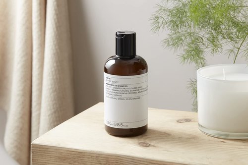 Evolve Organic Beauty - Natural Monoi Rescue Shampoo | Vegan Clean Beauty, Small Batch (8.5 fl oz)