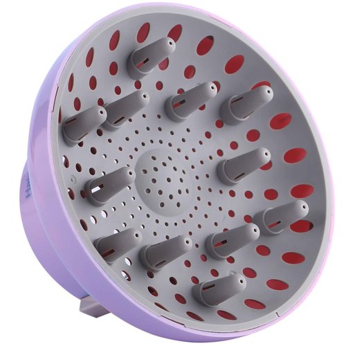 Hairizone Universal Hair Diffuser - Adaptable for Blow Dryers | Perfect for Curly or Wavy Hair, Lavender