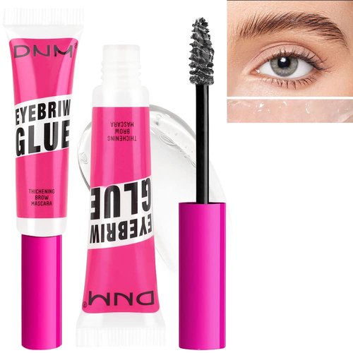 Kaely Brow Mascara - Waterproof Tinted Eyebrow Gel | 2 Pcs Vegan & Cruelty-Free, Transparent Color