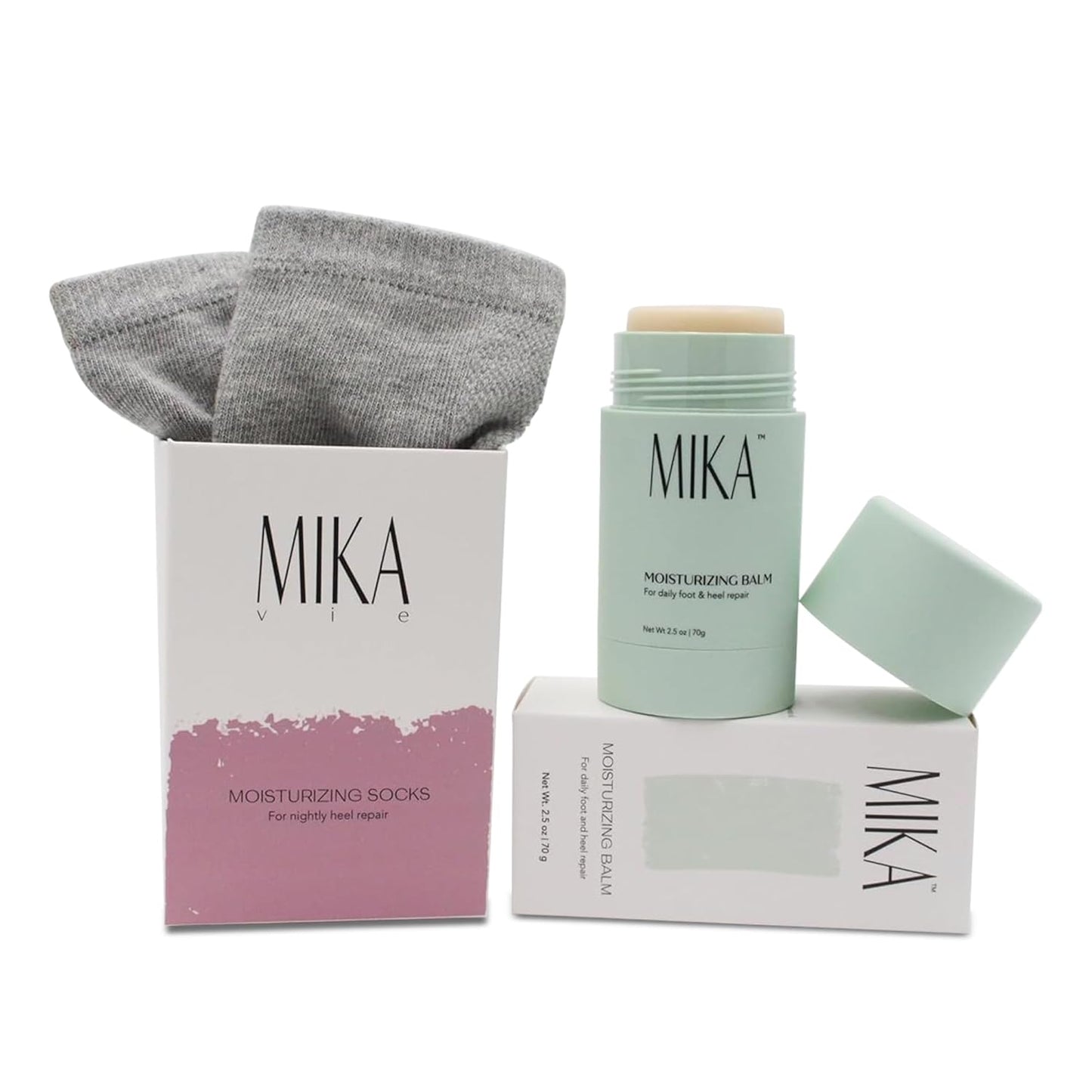 Skiennix Foot Balm & Socks - Moisturizing Urea Cream for Dry, Cracked Feet | Softens & Exfoliates Skin