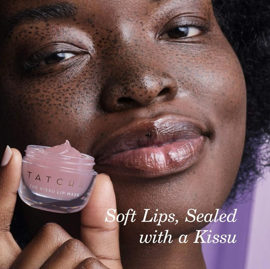 Tatcha Kissu Lip Mask - Overnight Hydrating Formula for Plump, Soft Lips | 9.0g | 0.32 oz