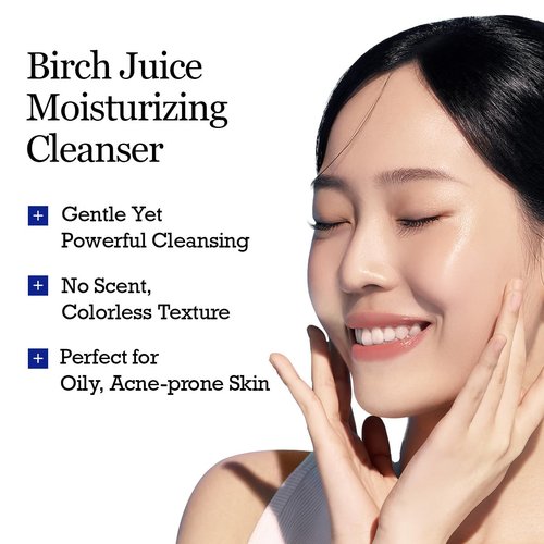 ROUND LAB Birch Juice Moisturizing Cleanser - Soothing Gel Cleanser for Clear Skin | 5.07 fl. oz.