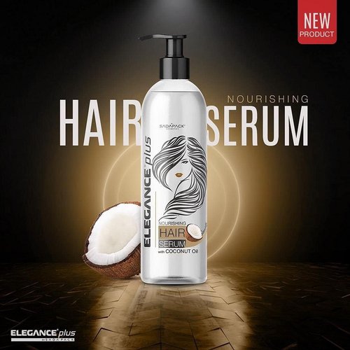 Elegance Plus Hair Serum - Nourishing Coconut Formula for Soft, Shiny Hair | 10.1 Oz