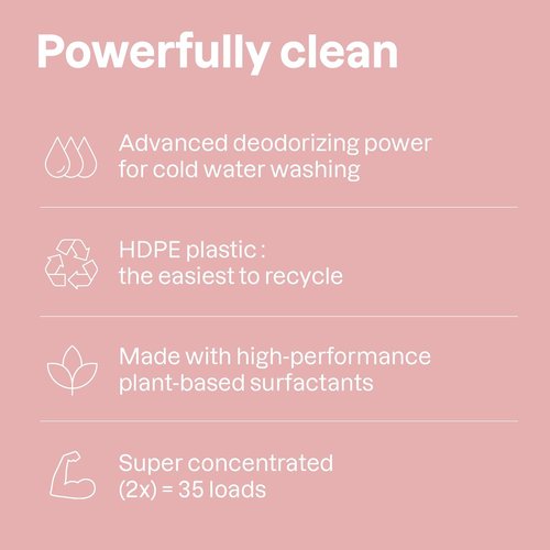 ATTITUDE Baby Laundry Detergent - EWG Verified Plant-Based Formula | Sweet Lullaby, 35 Loads, 35.5 Fl Oz