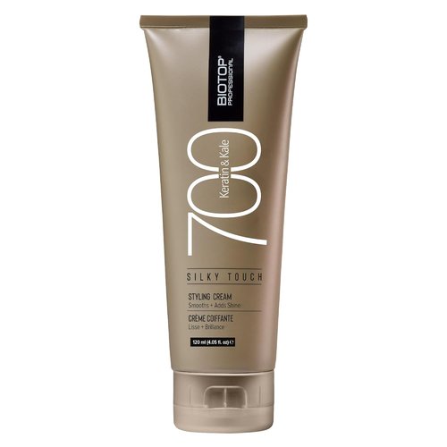 Biotop Professional 700 Keratin & Kale Hair Styling Cream - Extra Shine & Frizz Control - 4.05 Fl Oz