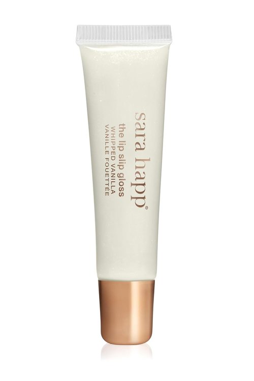 Sara Happ Lip Slip Luxe Gloss - Whipped Vanilla High-Shine Lip Gloss, 0.5 Oz for Ultimate Hydration