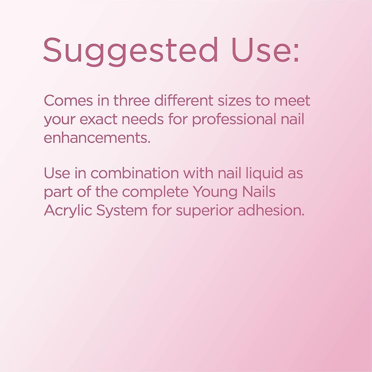 Young Nails Acrylic Cover Powder - Professional Self-Leveling Nail Powder in Cherry Blossom, 660g