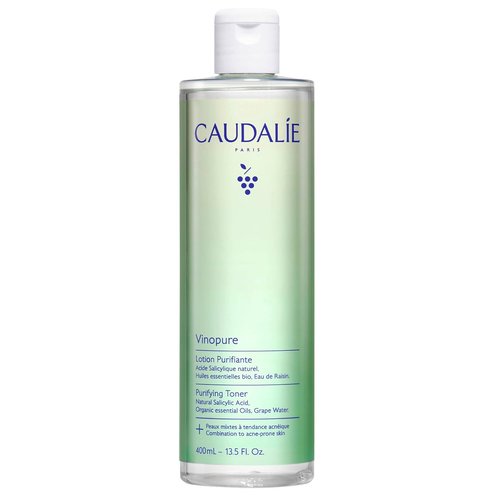 Caudalie Vinopure Salicylic Acid Pore Minimizing and Exfoliating Toner with Organic Rose Water