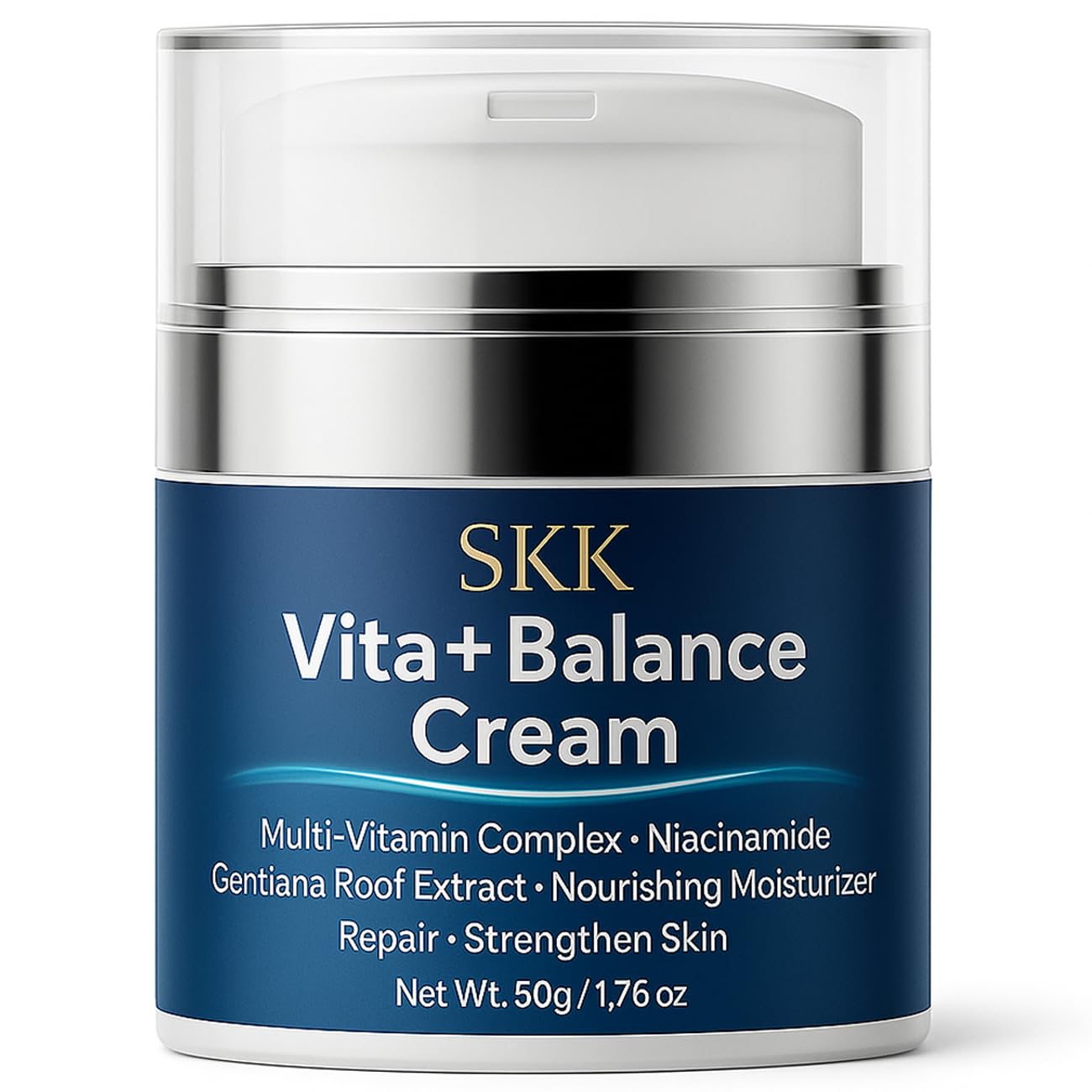 Skiennix Collagen Cream - Hydrating Day & Night Moisturizer with Peptide & Hyaluronic Acid | 1.7 oz