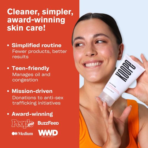 Koope Milk Face Wash - Ultra-Creamy Facial Cleanser for All Skin Types | Vegan, 5.0 FL OZ