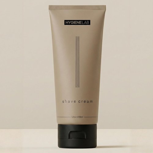 HygieneLab Shaving Cream - Fragrance-Free, Non-Toxic Formula with Aloe Vera & Shea Butter | 6.76 oz