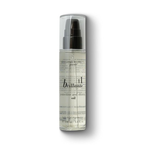 Rossano Ferretti Brillante Protect and Shine Oil - Frizz-Free, Glossy Hair with UV Protection | 3.4 Fl Oz | Vegan & Cruelty-Free