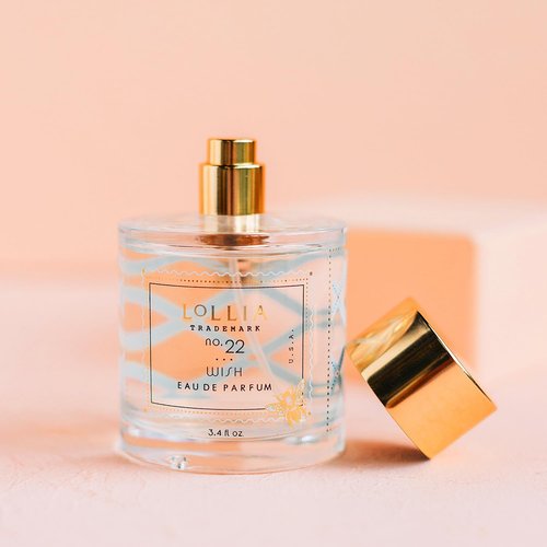 Lollia Wish Eau de Parfum - Captivating Sugar Cane, Vanilla Bean & Jasmine Scent | 3.4 fl. oz. Luxury Women's Fragrance