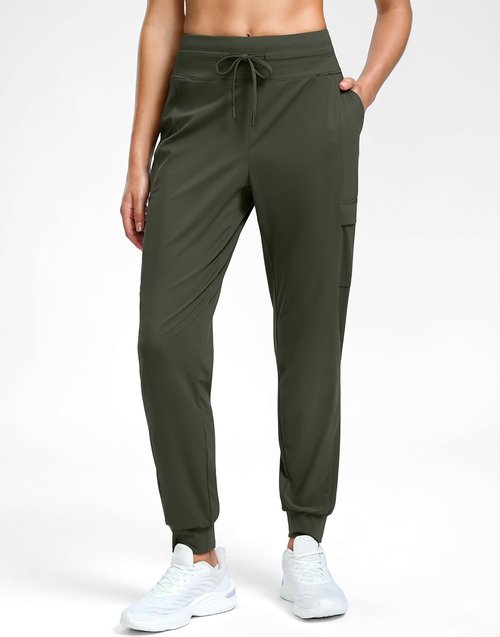 G Gradual Joggers for Women - High Waisted Athletic Pants with 4 Pockets | Soft Sweatpants for Workout & Travel