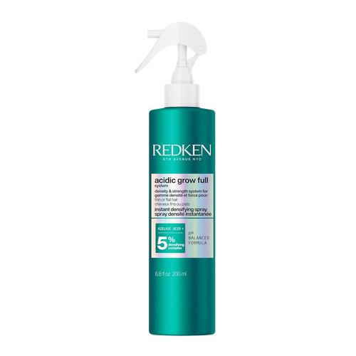 Redken Acidic Grow Full Instant Densifying Spray - Lightweight Root-Lift Hair Spray for Fuller, Thicker-Looking Hair, With Azelaic Acid, Heat Protection up to 450°F