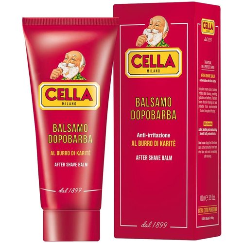 Cella MILANO Aftershave Balm - Soothing Shea Butter & Almond Oil Formula | Alcohol-Free, Sensitive Skin Friendly