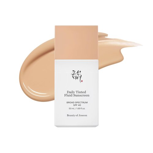 Beauty of Joseon Daily Tinted Fluid Sunscreen - Moisturizing Broad Spectrum SPF 40 | 12 Shades, 50ml