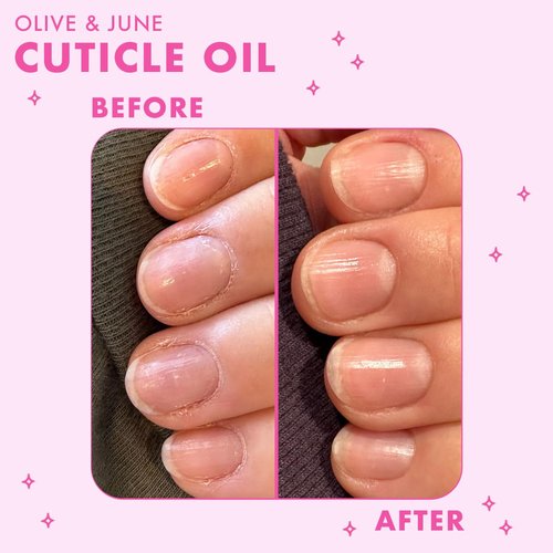 Olive & June Cuticle Oil - Hydrating Goji Berry & Avocado Formula | Fast-Absorbing & Fragrance-Free | Vegan & Cruelty-Free