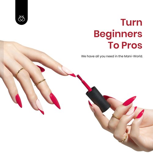 Beetles Red Gel Nail Polish - Cherry Mocha, 15ML Burgundy Red Gel Nail Polish, Soak Off Spring Nails Art Manicure Salon DIY Design UV Nails Lamp Needed Gift for Women