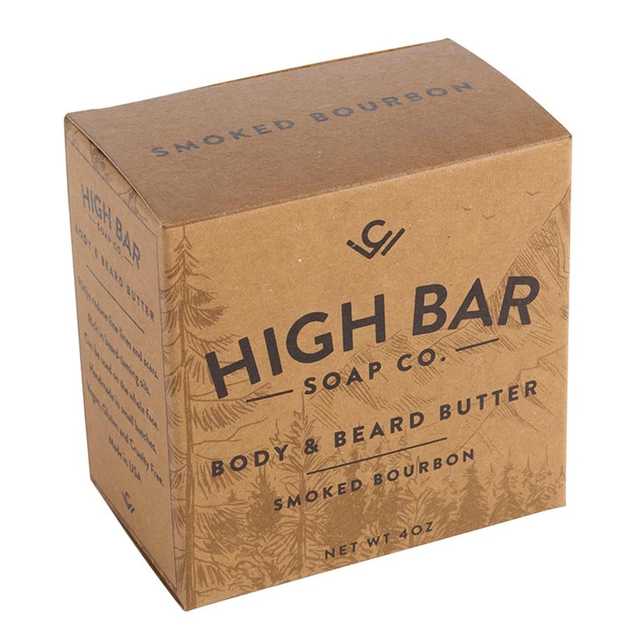 Beard Butter for Men by [Brand Name] - Smoked Bourbon Scent | 4oz Natural Conditioner & Softener