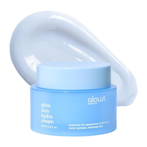 Glow Skin Hydro Cream - 72-Hour Deep Moisture & Barrier Support for Radiant Skin | Panthenol & Biopeptides | 80 ml / 2.70 fl. oz.