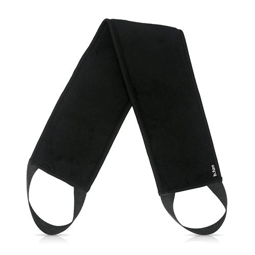 b.tan Back Self Tanning Applicator - Streak-Free Body Mitt with Handles | Velvety Soft & Reusable