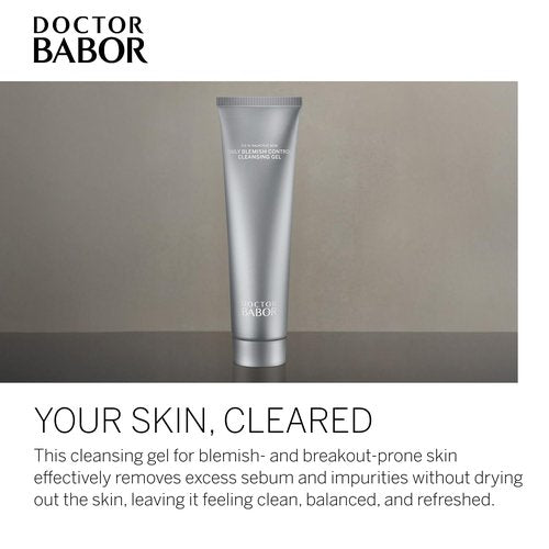 BABOR DOCTOR Cleansing Gel - Daily Blemish Control with Salicylic Acid for Oily Skin | Deep Pore Cleanser