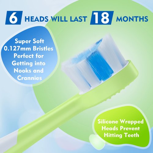 FUMEIKANG Kids Electric Toothbrushes Sonic Rechargeable Tooth Brush Gifts for Boys and Girls Smart Timer Power Toothbrush - 3 4 5 6 7 8 9 10 11 12